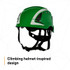 3M SecureFit Safety Helmet, X5004VX-ANSI,  Green, vented, 1Ea/Box, 4box/CS 94294