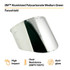 3M Aluminized Polycarbonate Faceshield WP96BAL, Medium Green,
82518-00000, Molded 10 EA/Case