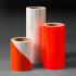 3M Diamond Grade DG Pre-Striped Barricade Sheeting Series 446R Orange/White, 6 in right, 7 in x 100 yd