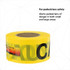 Scotch Barricade Tape 300, CAUTION, 3 in x 1000 ft, Yellow, 8
rolls/Case