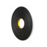 3M Double Coated Polyethylene Foam Tape 4466, Black