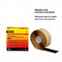 Scotch Rubber Mastic Tape 2228, 1 in x 10 ft, Black, 1 roll/carton, 12rolls/Case 50727