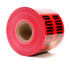 Scotch Buried Barricade Tape 369, CAUTION HIGH VOLTAGE CABLE BURIEDBELOW, 6 in x 1000 ft, Red, 4 rolls/Case 57774