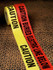 Scotch Buried Barricade Tape 302, CAUTION BURIED ELECTRIC LINE, 3 in x1000 ft, Red, 8 rolls/Case 53461