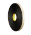 3M Double Coated Polyethylene Foam Tape 4492BF, Black, 1 7/32 in x 72yd, 31 mil, Film Liner, 10 rolls per case 40112