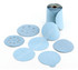 Paper Discs,6S Premium Stearated Ceramic High Performance Ceramic Paper Disc,  Hook & Loop (5 holes) 35329