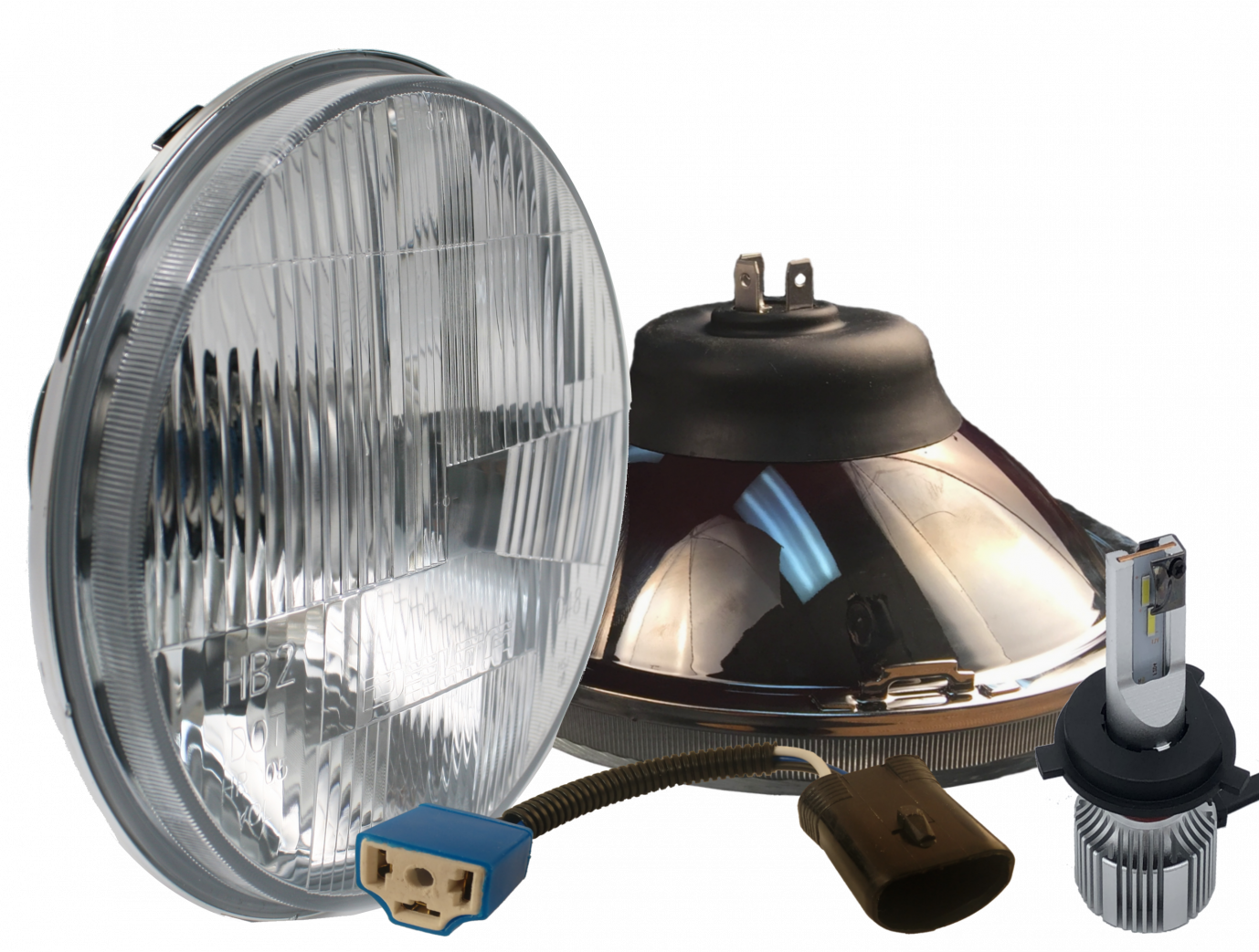 Dual Beam, Hi & Low Beams - 9007 - Full LED Headlights Kit