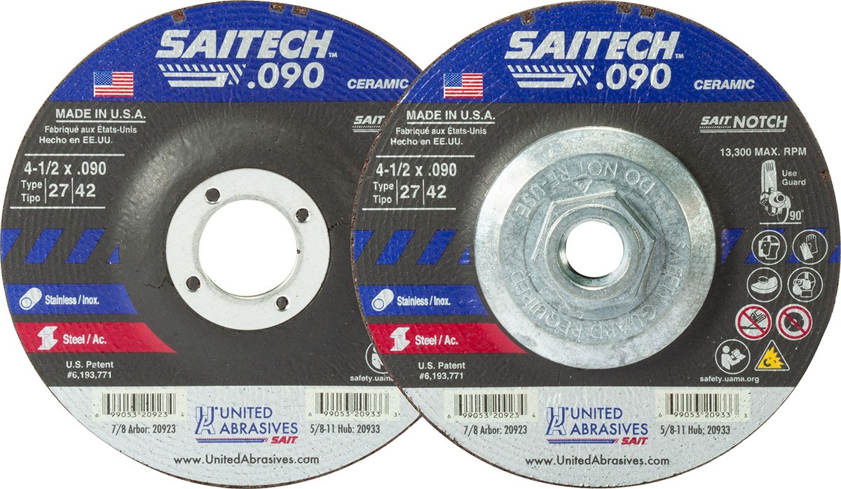 090" Cutting  Notching Type 27/Type 42,Saitech Ultimate Performance  Premium Performance, 5/8"-11 Hub 20933 Strobels Supply