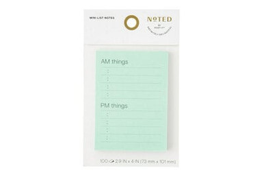 Post-it Mini List Notes NTDW-34-2, 4 in x 2.9 in (101 mm x 73 mm) -  Strobels Supply