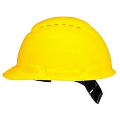3M Vented Hard Hat CHHYH1-V-12-DC, with Pinlock Adjustment, Yellow