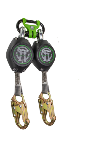 Latitude HD 7' Dual Web SRL P 1014 BWB Snap Hooks | Safewaze
