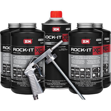 ROCK-IT XC 46650 Protective Coating Kit, Black, Brush, Economy