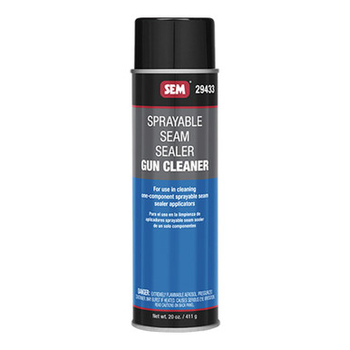 SEM 29433 Sprayable Seam Sealer Gun Cleaner, Characteristic, 20 oz