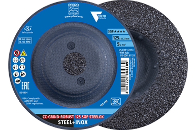 値下！デュアルフラッシュXXウレタン厚23.5㎜超美品84cm 740g PFERD Grinding Disc CC-GRIND¨-ROBUST 4-1/2