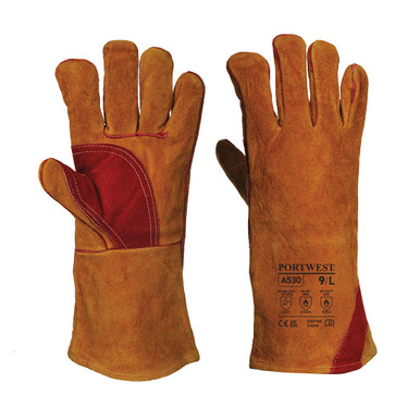 Reinforced Welding Gauntlet - Strobels Supply