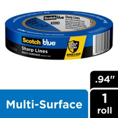 ScotchBlue PROSharp Painter's Tape 2093+-36AC3-P, 1.41 in x 60 yd