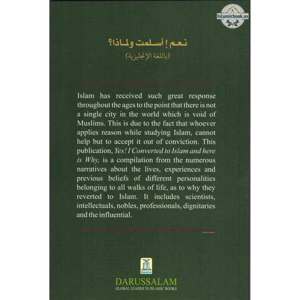 Yes! I Converted to Islam and Here is Why By Muhammad Haneef Shahid,ISBN: 9789960892634