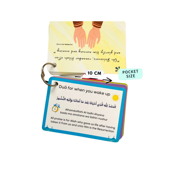 Daily Dua Cards Islamic Flash Cards for Muslim Children