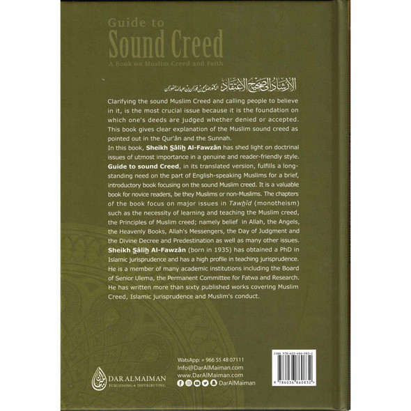 Guide to Sound Creed: A Book on Muslim Creed and Faith,9786036860832