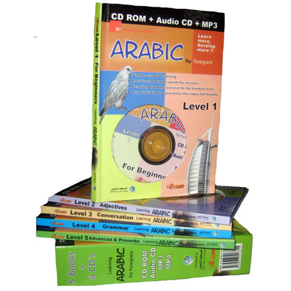Learning Arabic for Foreigners (Books & CDs),9789953516615