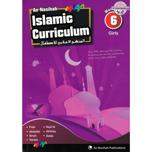 An Nasihah Islamic Curriculum Workbook 6 For Girls,ISBN: 9781911290131