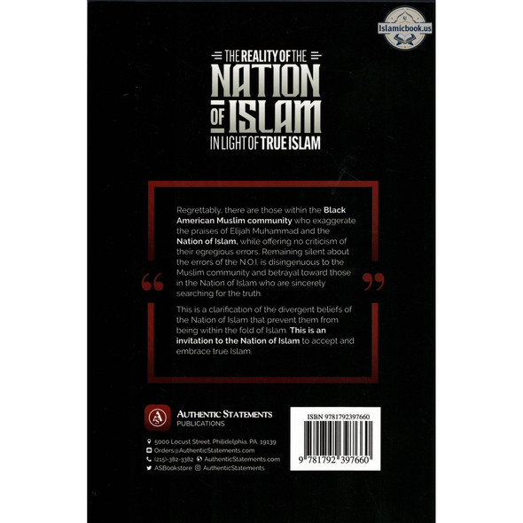 The Reality Of The Nation Of Islam In Light Of True Islam By Rasheed Barbee,ISBN: 9781792397660