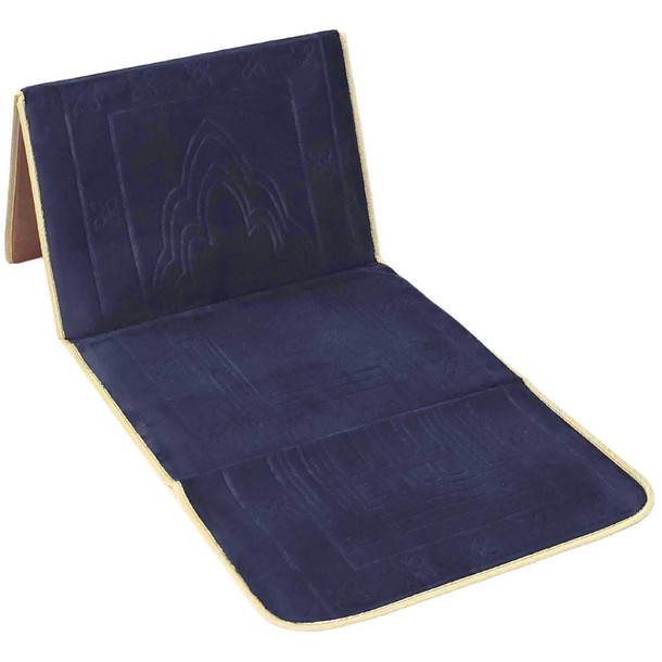 Foldable Prayer Rug with Back Support