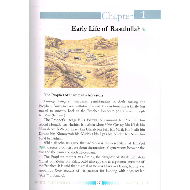 When the Moon Split New Edition (HB Full Color) By Safiur-Rahman Mubarakpuri, 9786035000604