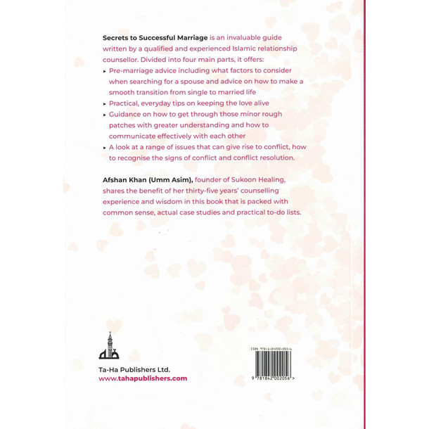 Secrets to a Successful Marriage by Afshan Khan, 9781842002056