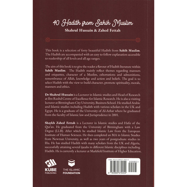 40 Hadith Collection,9780860379959