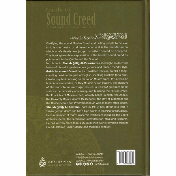 Guide to Sound Creed: A Book on Muslim Creed and Faith,9786036860832