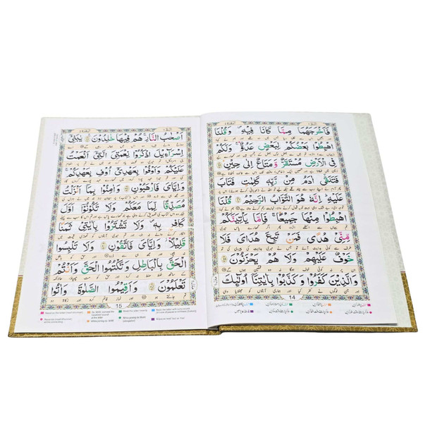 Parah Set Holy Quran Color coded Tajweed Rules (30 Parts) With Urdu Translation-Ref 9DH