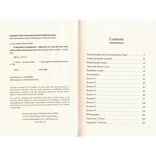 Al-Mawâhib ar-Rabbâniyah by Abdur-Rahman Nasir as-Sa'di,9786035014465