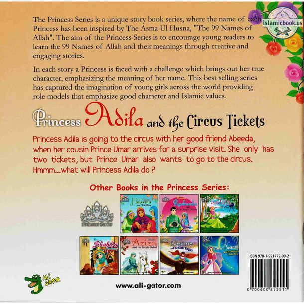 Princess Adila And the Circus Ticket By Gator Ali ,ISBN: 9781921772092