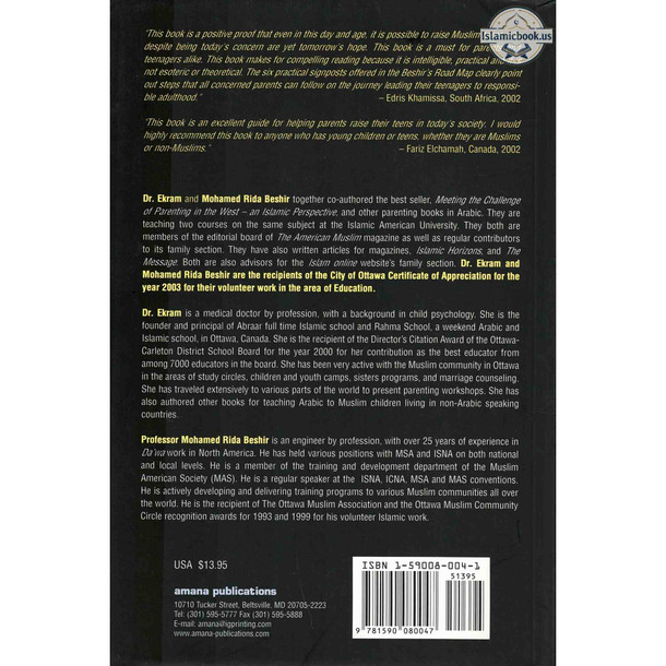 Muslim Teens - A Practical Parenting Guide Today's Worry, Tomorrow's Hope By Dr. Ekram & Mohamed Rida Beshir,ISBN: 9781590080047