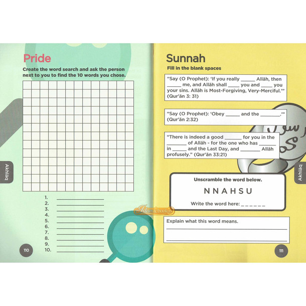 An Nasihah Islamic Curriculum Workbook 6 For Boys,ISBN: 9781911290117