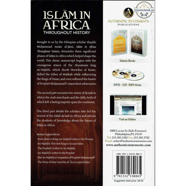 Islam in Africa Throughout History By Shaykh Muhammad Aman Al-Jami,ISBN: 9781532330865