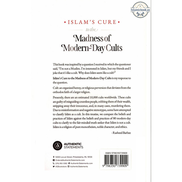 Islam's Cure to the Madness of Modern-Day Cults,ISBN: 9798350739909