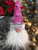 Hound Loving Gnome with Pink Greyhound Shadows Hat