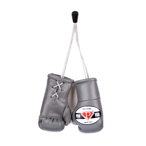 Increased 5” length mini-sized replica boxing gloves 
Larger size delivers real boxing glove flair and detail, with a tough vinyl cover 
Authentic all the way down to the laces for hanging 
Sold in pairs