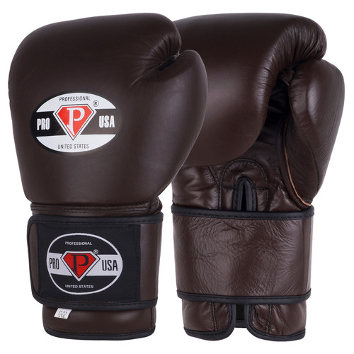 Traditional Professional Mexican design with multi-layer padding for optimal shock absorption. An added memory foam layer delivers superior coverage. Selected from the finest leathers to offer an incredibly gifted training glove. Satin nylon hard compartment liner delivers a special feel to the athlete, while alleviating water absorption into the gloves. Extra wide leather wrap around wrist strap with Hook-N-Loop closure for a firm, supportive fit. Ideal for bag workouts and sparring.