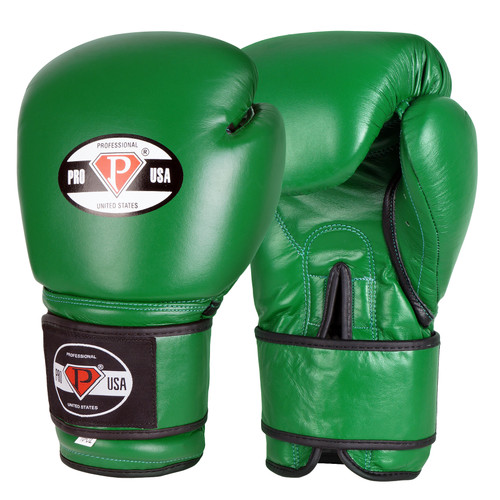 Traditional Professional Mexican design with multi-layer padding for optimal shock absorption. An added memory foam layer delivers superior coverage. Selected from the finest leathers to offer an incredibly gifted training glove. Satin nylon hard compartment liner delivers a special feel to the athlete, while alleviating water absorption into the gloves. Extra wide leather wrap around wrist strap with Hook-N-Loop closure for a firm, supportive fit. Ideal for bag workouts and sparring.