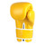 Pro USA Professional Hook-N-Loop Boxing Gloves Yellow Cowhide Leather