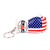 Pro USA Boxing Glove Keyring. Perfect for keeping your keys protected from mislaying it. 
Perfect accessory for boxing, and combat sports athletes, competitors, participants, officials, enthusiasts, fans, aficionados, and more.
Attach to your keys, gym bag, backpack or purse
Small size can fit easily into a pocket or purse
Realistic design and detail; Makes a great gift
Designed with a heavy-duty metal chain and ring
Once order is placed it cannot be cancelled.