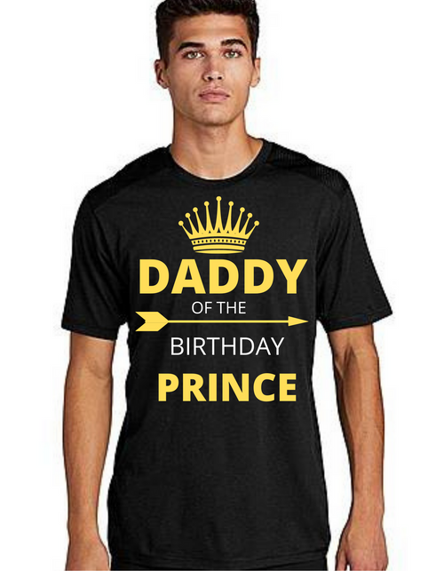 Daddy of the birthday Prince Tshirt for Dad Life,Dad of birthday Prince Tshirt T-Shirt Short Sleeve Men Summer tshirts