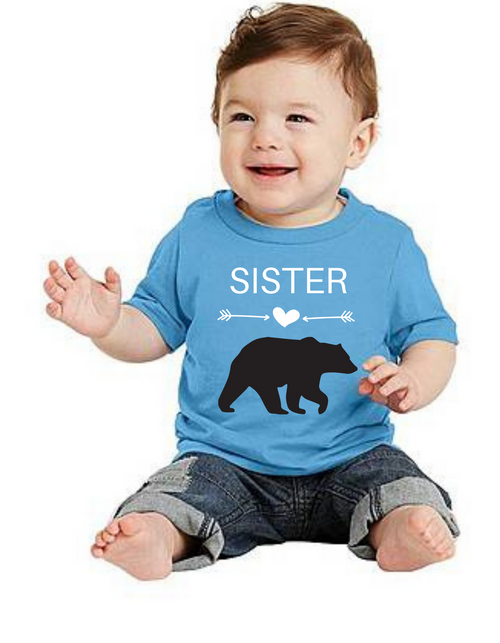 Sister Bear  tshirt, tshirts for daughter, Tshirts for shark girls