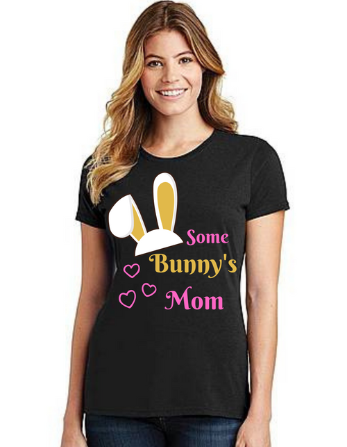 Mommy of the Birthday Girl Some Bunny theme, Tshirts Mom Life T-Shirt Short Sleeve Summer Mommy Tshirts