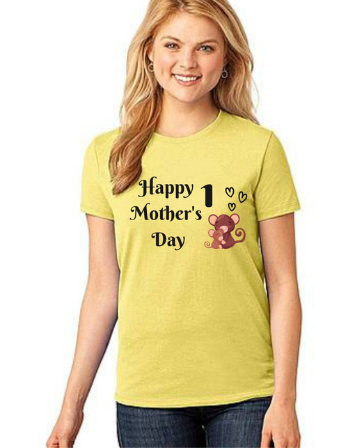 Roma Happy First Mother's day Mama Tshirt Mom Life T-Shirt Short Sleeve Summer Mommy Tshirts