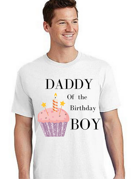 Daddy of the Birthday BoyTshirt for Dad Life,Dad of birthday Prince Tshirt T-Shirt Short Sleeve Men Summer tshirts