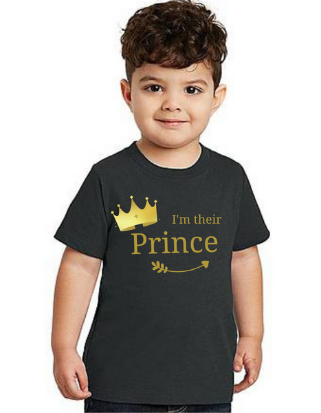 Roma I'm their Prince Birthday Boy tshirts kids Tshirt , bday tshirts, Boy's tshirts